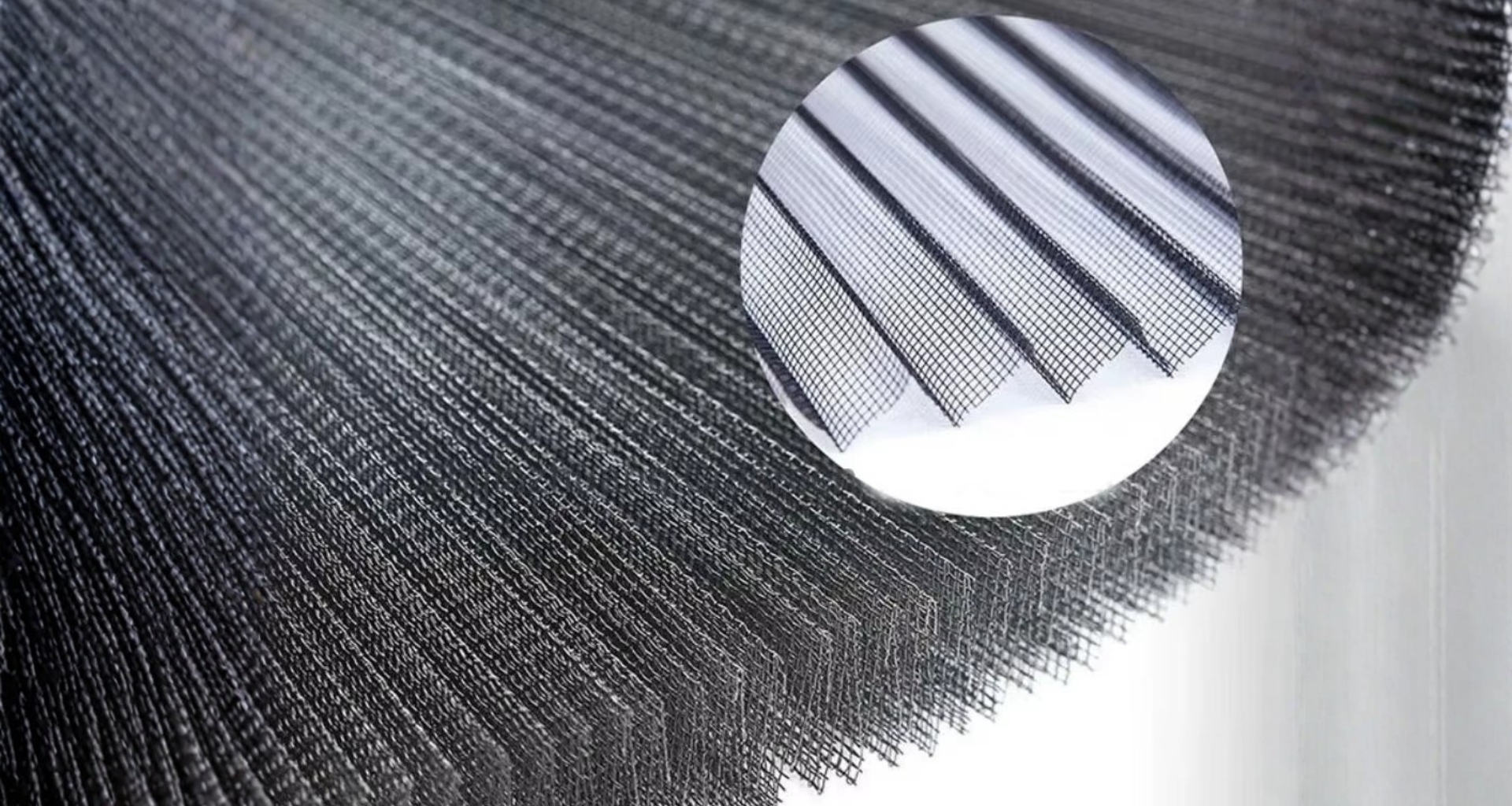 polyester pleated mesh in india
